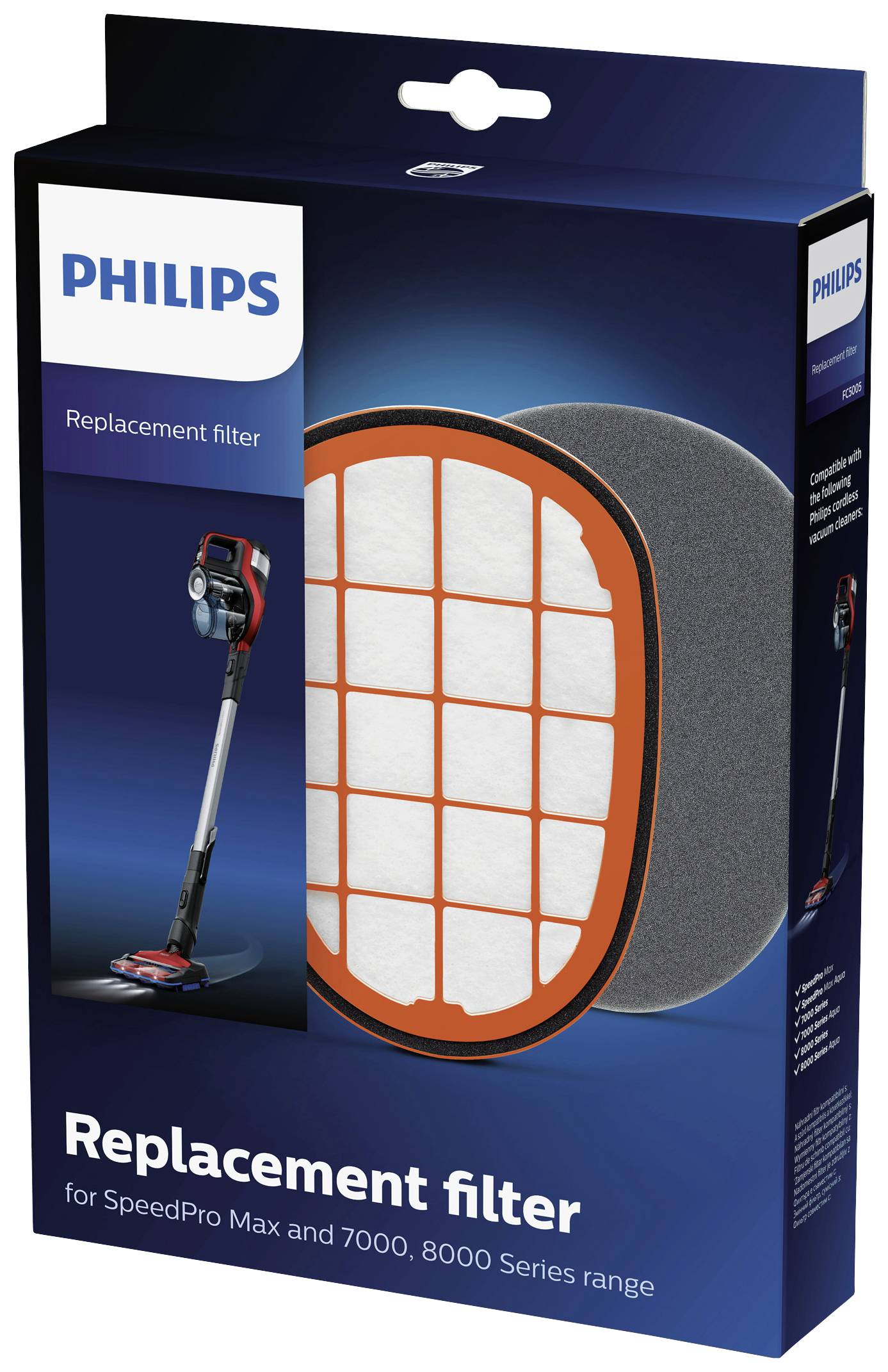 Комплект змінних фільтрів Philips Home SpeedPro Max (Aqua) FC5005/01