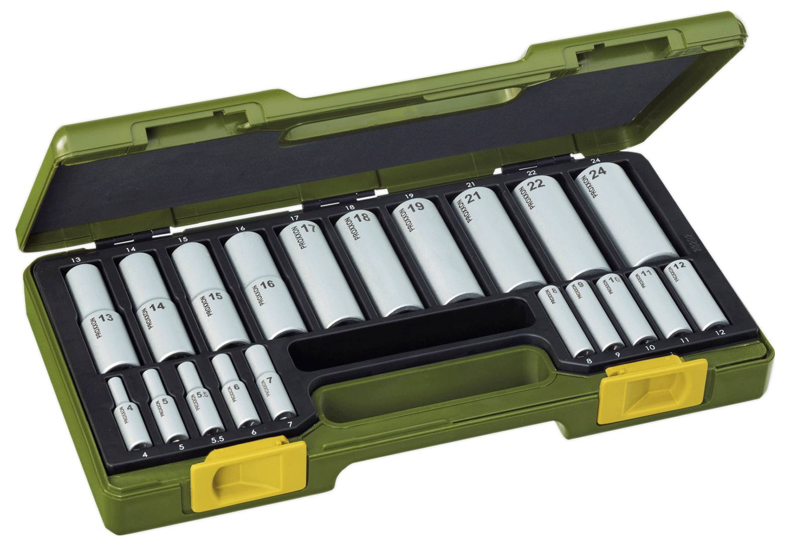 Zestaw kluczy nasadowych Proxxon 23292 1/2" (12.5 mm), 1/4" (6,3 mm)-1