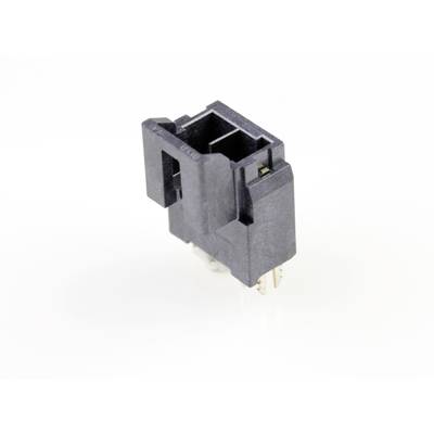 Czarny wtyk plastikowy z wieloma stykami, przeznaczony do połączeń elektronicznych, sfotografowany na białym tle.