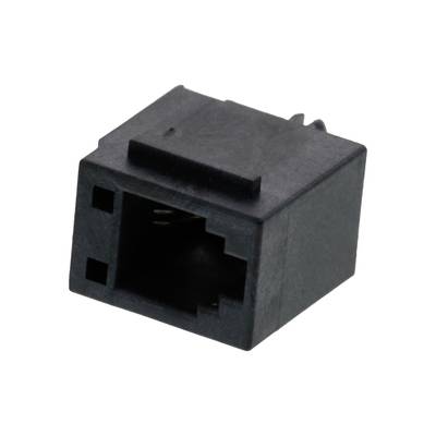 Czarny port Ethernet służący do podłączania kabli sieciowych w urządzeniach komputerowych i telekomunikacyjnych.
