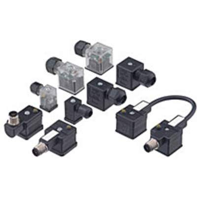 Różne wtyczki elektromagnetyczne są rozmieszczone w różnych rozmiarach i kształtach, prezentując komponenty techniczne do podłączeń.