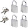 Kłódka Master Lock P55992 20 mm Samozatrzaskowa z zamkiem kluczykowym