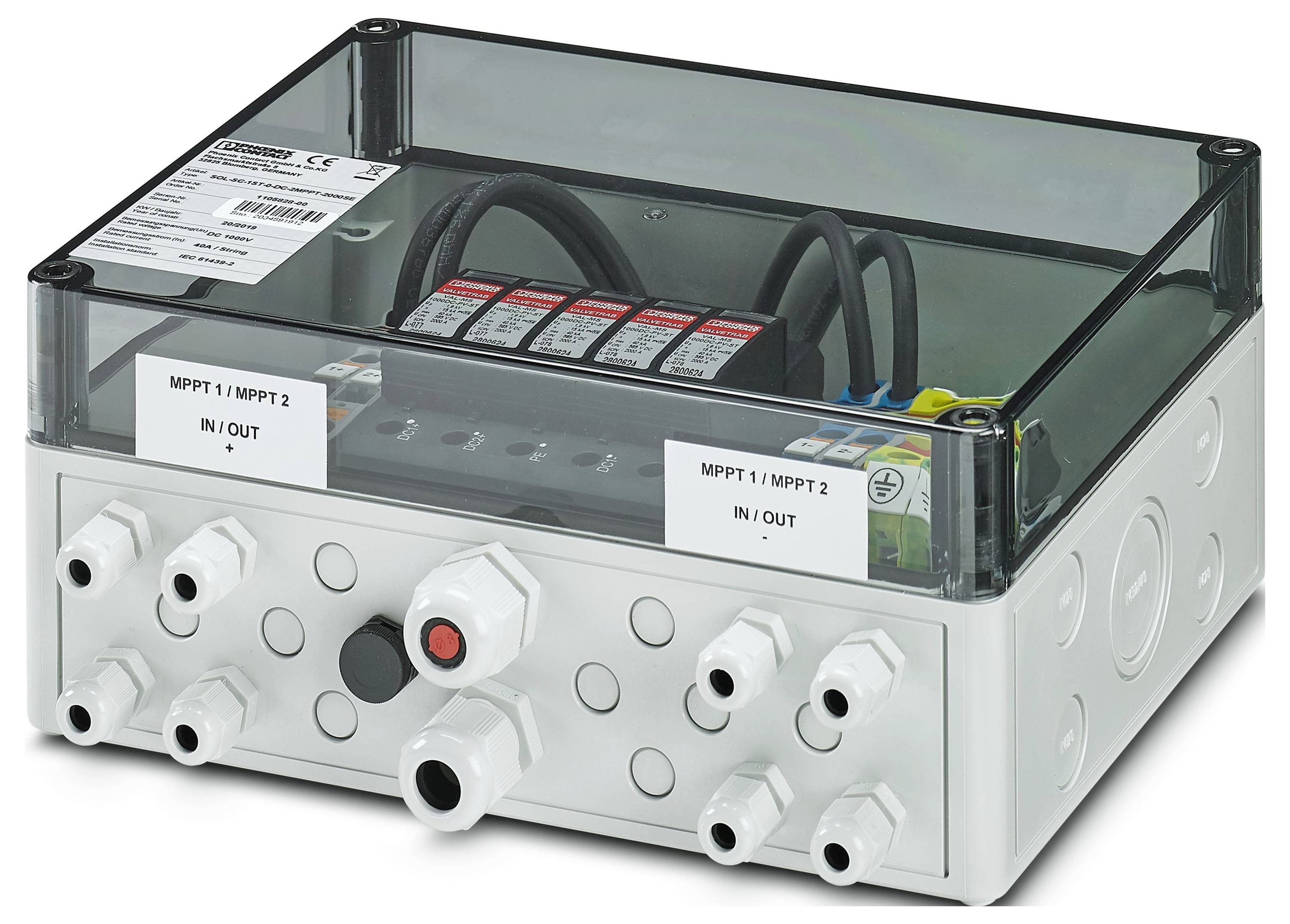 Phoenix Contact 1105828 SOL-SC-1ST-0-DC-2MPPT-2000SE