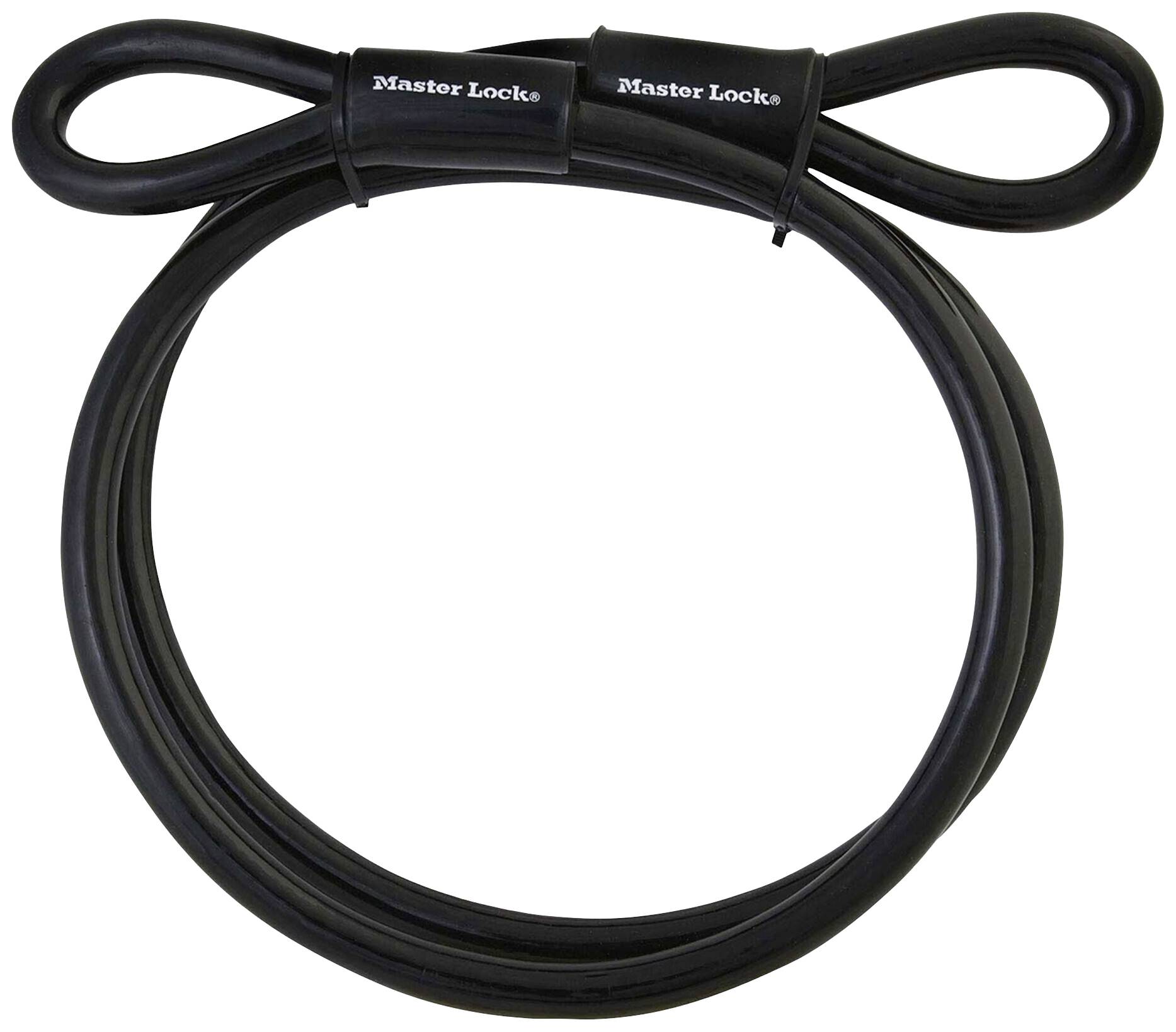 Тросовий велосипедний замок Master Lock 49EURD чорного кольору