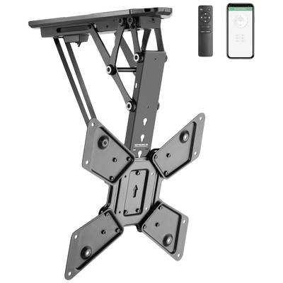 Uchwyt sufitowy do telewizora z napędem SpeaKa Professional SP-TVCM-510, Maks. udźwig: 30 kg, 58,4 cm (23") - 139,7 cm (