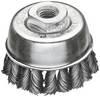Lessmann Szczotka Zopf-Topfbürste Wechselzopfung Ø 65mm Stahldraht 0,50mm M14 482217WZ 1 szt.