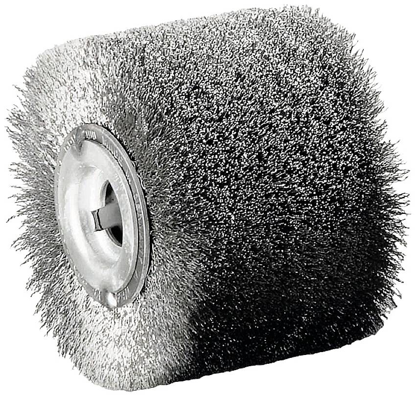 Lessmann 323.348.19 Rolka szlifierska Edelstahldraht-Rundbürste Ø100x70mm 0,2mm-Draht Bo19,2mm Średnica 100 mm 1 szt.