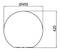 Diagram kołowy o średnicy 450 mm i wysokości 420 mm.