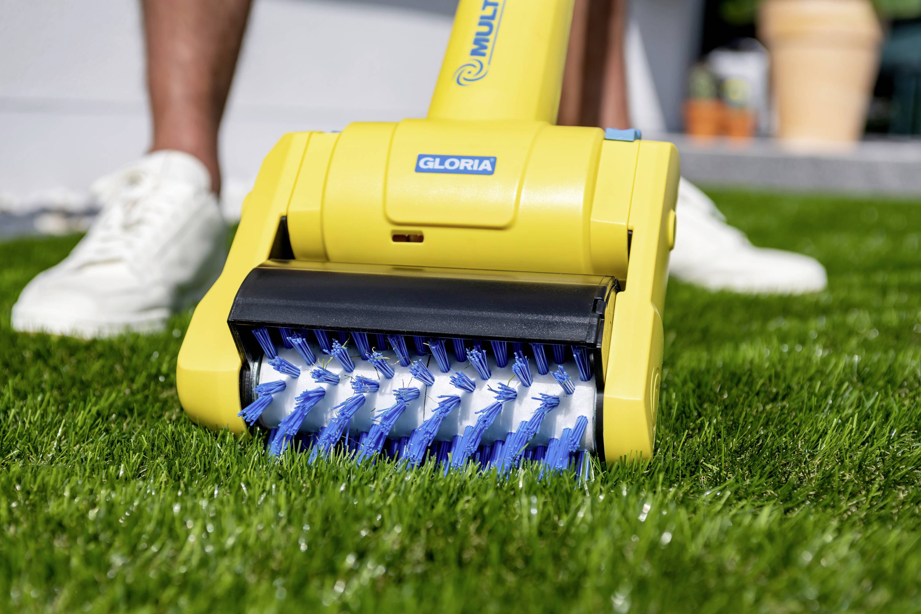 Gloria Haus und Garten 729210.0000 Pflegewalze für Kunstrasen 165mm Cylindrical brush nylon