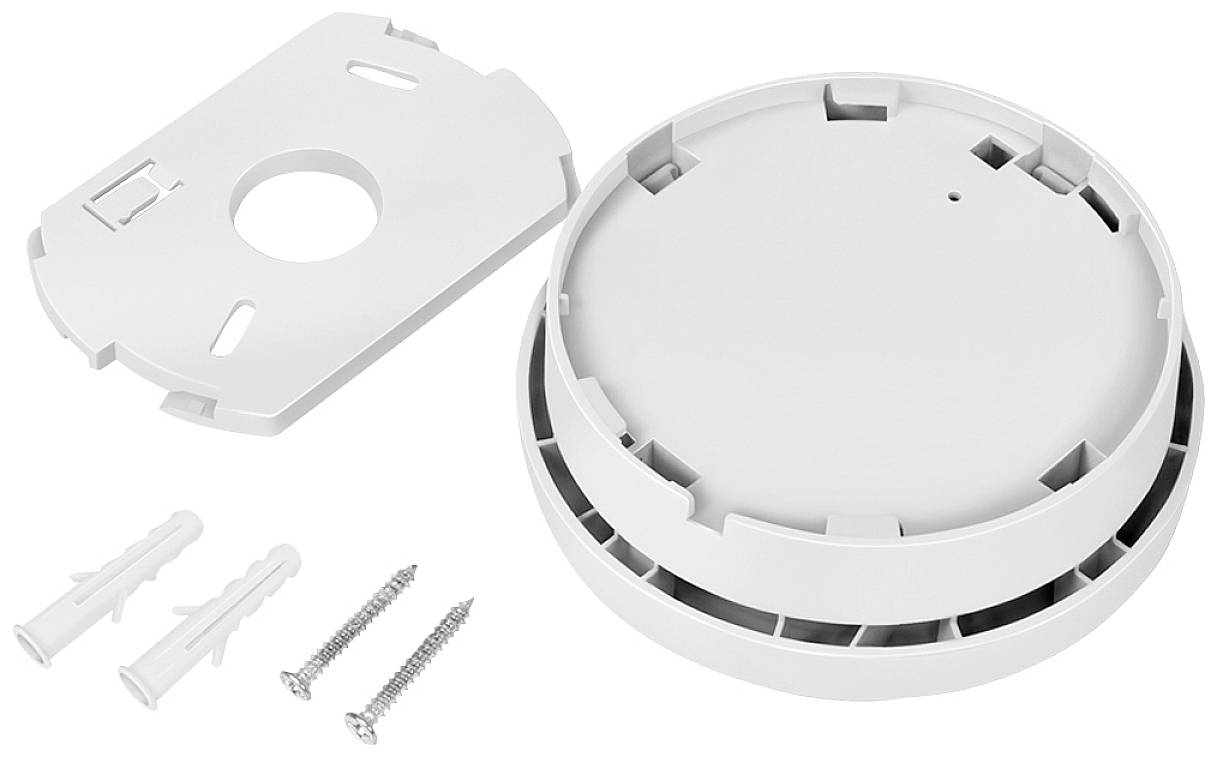 Датчик диму LogiLink SC0016 з 10-річним терміном служби батареї (Ø x В) 104 мм x 50 мм