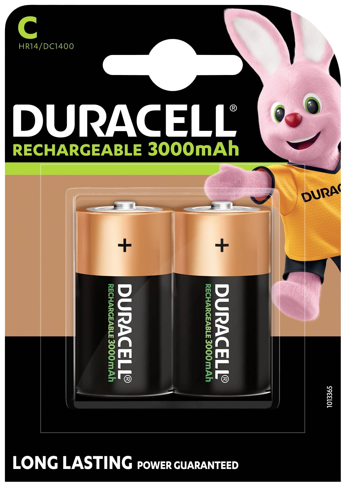 Попередньо заряджений акумулятор Duracell C/R14 NiMH 3000 мАг 1,2 В 2 шт.