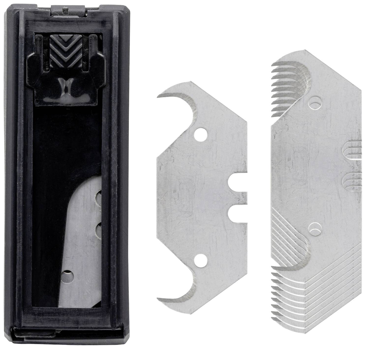 Десять гострих, змінних гачкоподібних лез 4K5 Tools 600.300.2 10 шт.