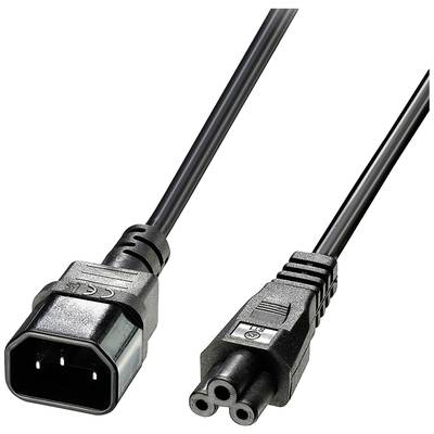 Kabel sieciowe z wtyczkami C13 i IEC-60320, czarne. Używane do podłączania komputerów lub innych urządzeń do źródeł zasilania.
