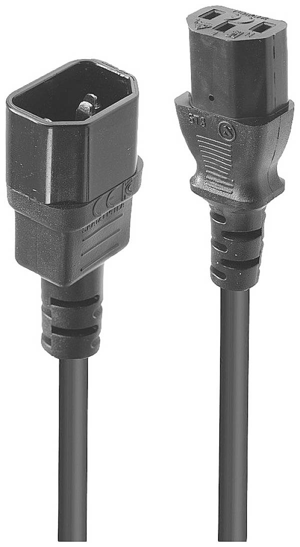 kabel IEC LINDY Lindy 30321, 1 m, C14-Koppler, C13-Koppler 30321, 1.00 m, 1 szt.