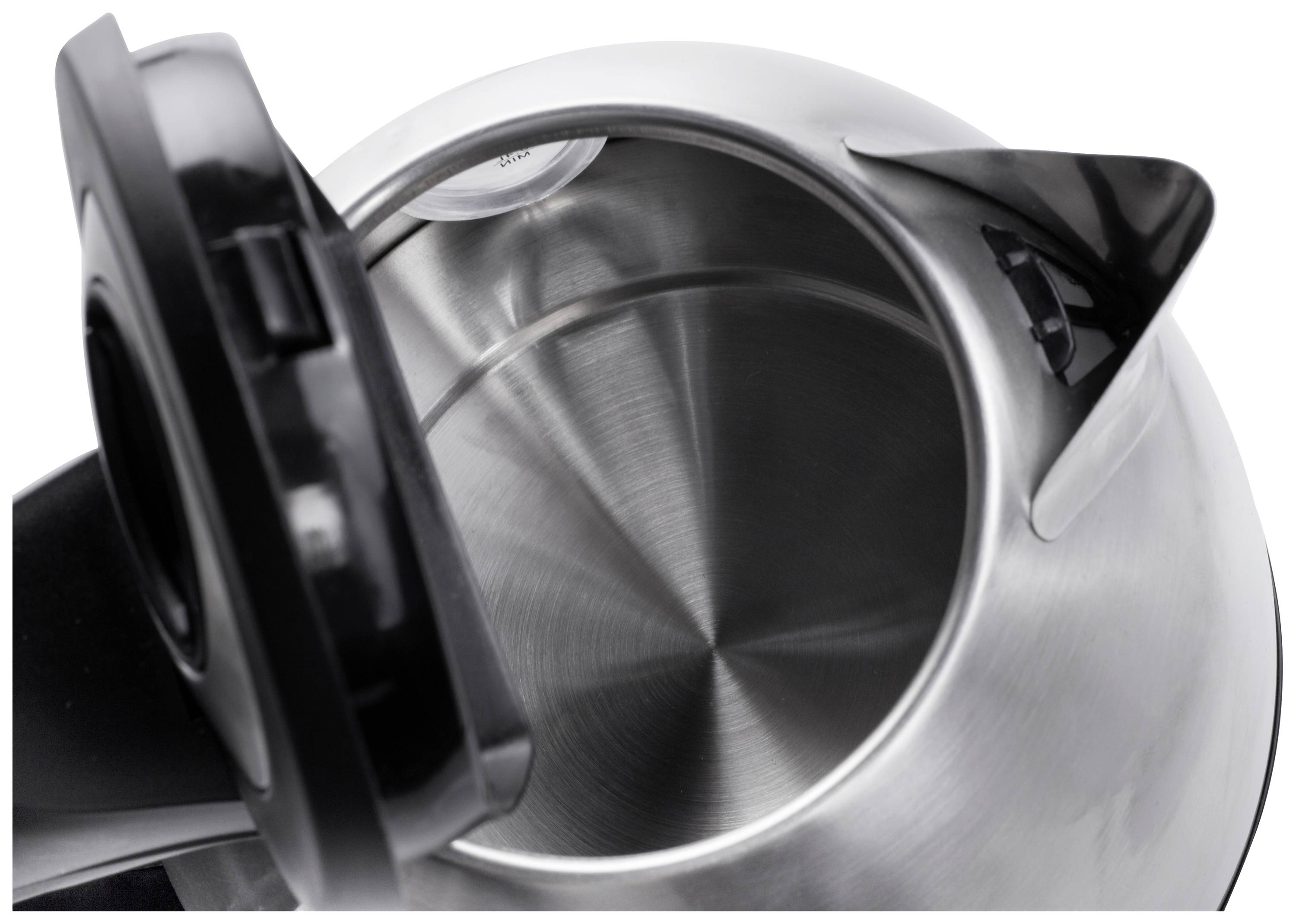 Чайник Tristar WK-1323 из нержавеющей стали, черный. Емкость: 1,2 л.