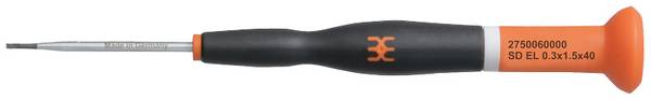 Wkrętak płaski Weidmüller SD EL 0.3X1.5X40 PICO 2750060000 Szerokość klingi: 1.5 mm Długość końcówki: 40 mm