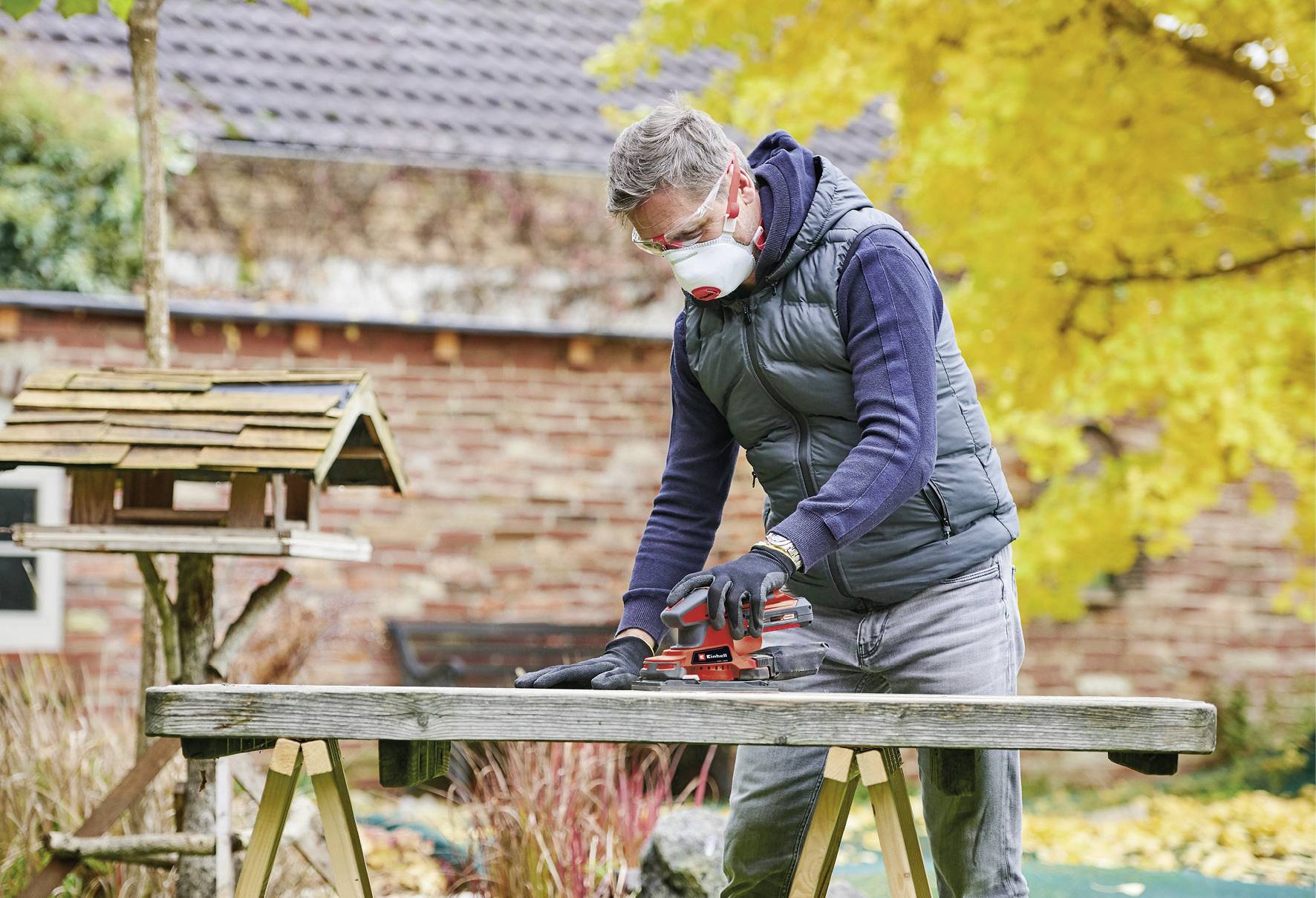 Einhell TC-OS 18/187 Li Solo 4460725 Аккумуляторная орбитальная шлифовальная машина 18 В Количество аккумуляторов в комплекте 0