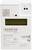 'Cyfrowy licznik prądu trójfazowego, ZPA Smart Energy, z wyświetlaczem LCD i identyfikatorem serwera. Powyżej wyświetlacza umieszczone są diody LED.'