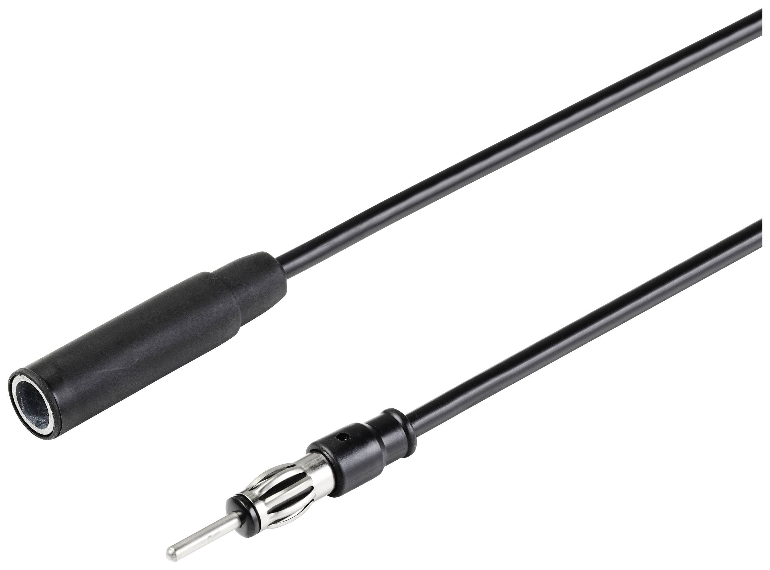 Kabel przedłużający anteny samochodowej Renkforce RF-5087926, DIN 150 Ohm, 1 m