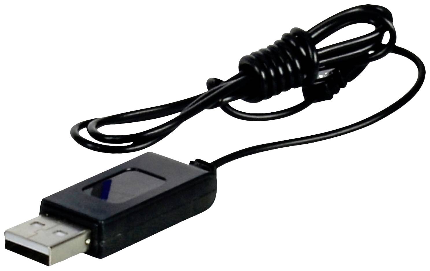 Nośnik danych USB z długim przewodem i pętlą.