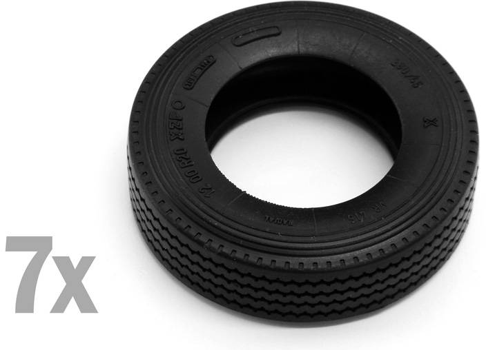 Widok z boku ciężarówki z czerwoną kabiną i białym paskiem lakierniczym. Po lewej próbki kolorów: czarny, czerwony, biały, srebrny. 'Wersja B' u góry.