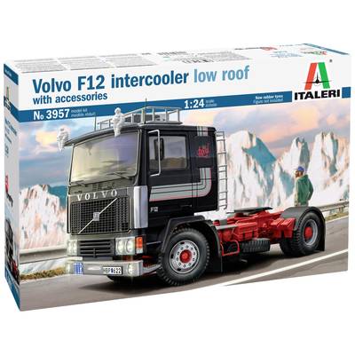 Modelu samochodu ciężarowego do sklejania Italeri Volvo F-12 Intercooler Low Roof 3957 1:24