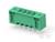 Zielony złącze prostokątne o pięciu stykach, odpowiednie do połączeń elektrycznych w urządzeniach lub obwodach.