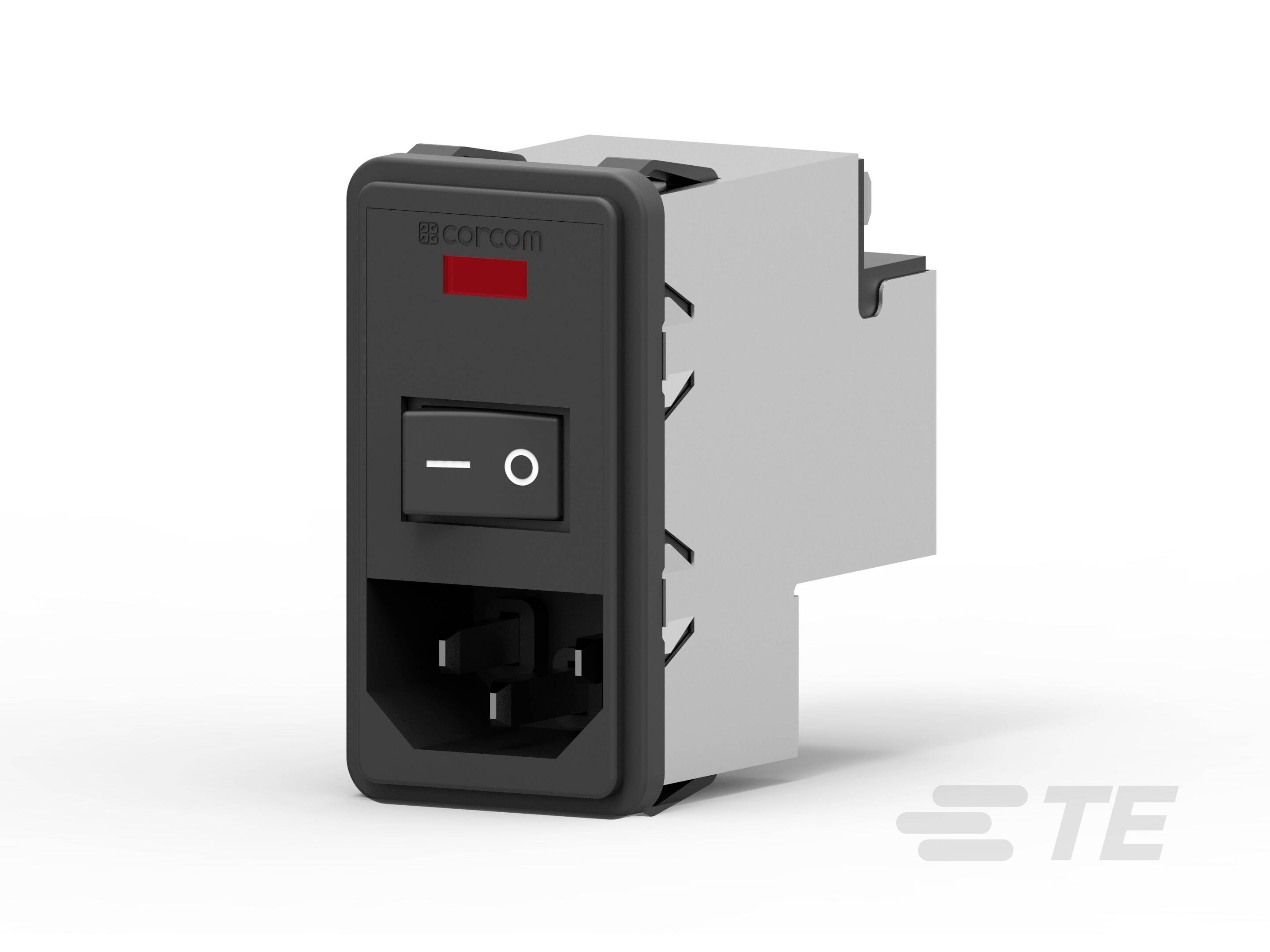 Elektryczny przełącznik urządzenia z włącznikiem/wyłącznikiem i złączem, odpowiedni do różnych zastosowań elektronicznych.