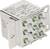 Miniaturowy, hermetyczny przekaźnik z wieloma metalowymi pinami i oznakowaną górną powierzchnią, stosowany w zastosowaniach elektronicznego przełączania.