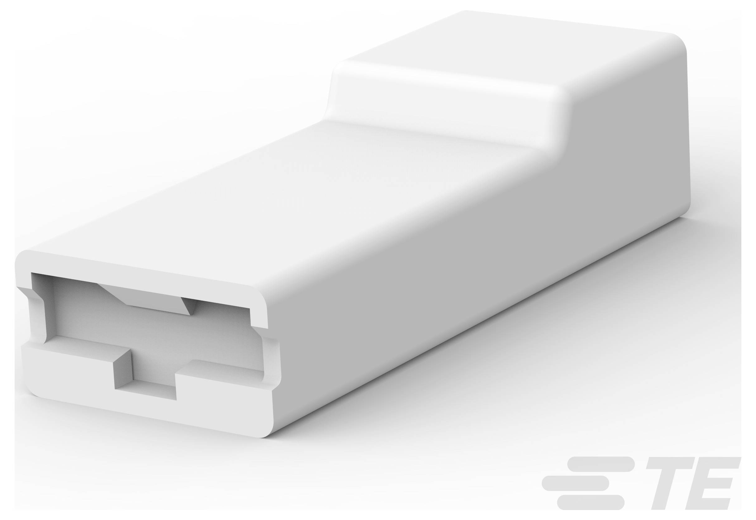Złącznik typu header z 6 pinami, czarną obudową z tworzywa sztucznego i pozłacanymi stykami, używany do połączeń elektrycznych na płytce drukowanej.