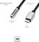 'Ilustracja adaptera audio: obudowa aluminiowa z wyjściem audio 3,5 mm, elastyczny 15-centymetrowy kabel, złącze USB-C. Symbol audio Hi-Res.'