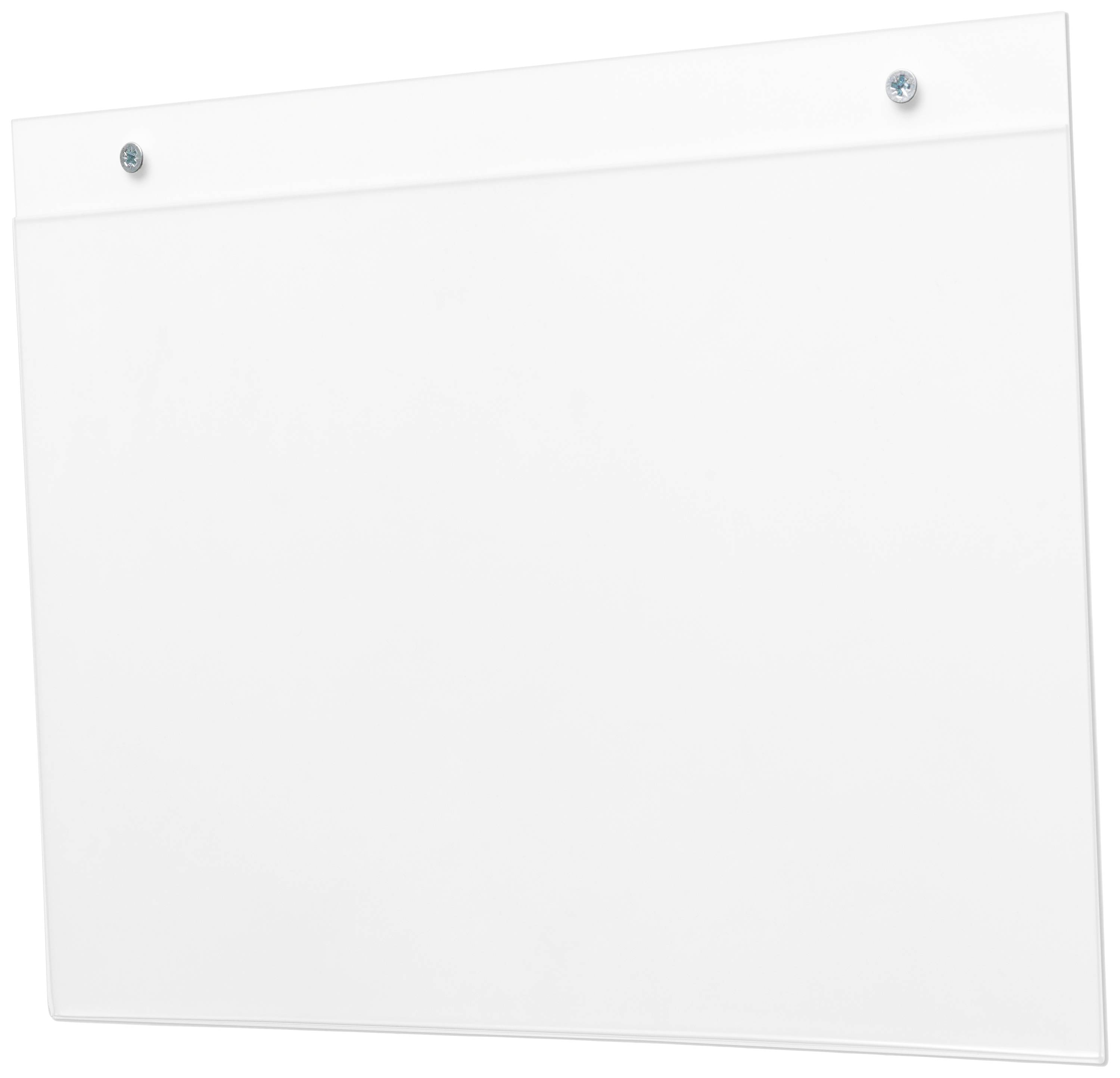 Deflecto Classic Image® 46901 Прозорий настінний тримач для брошур DIN A4 поперек Кількість відділень 1 12 шт.