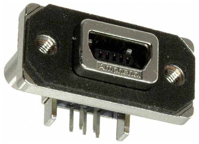 Zbliżenie metalowego złącza portu HDMI z pinami, używanego do transmisji sygnałów wideo wysokiej rozdzielczości i audio.