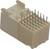 Beżowy plastikowy złącze z dwoma rzędami metalowych pinów, zazwyczaj stosowany w sprzęcie elektronicznym do pewnych połączeń.