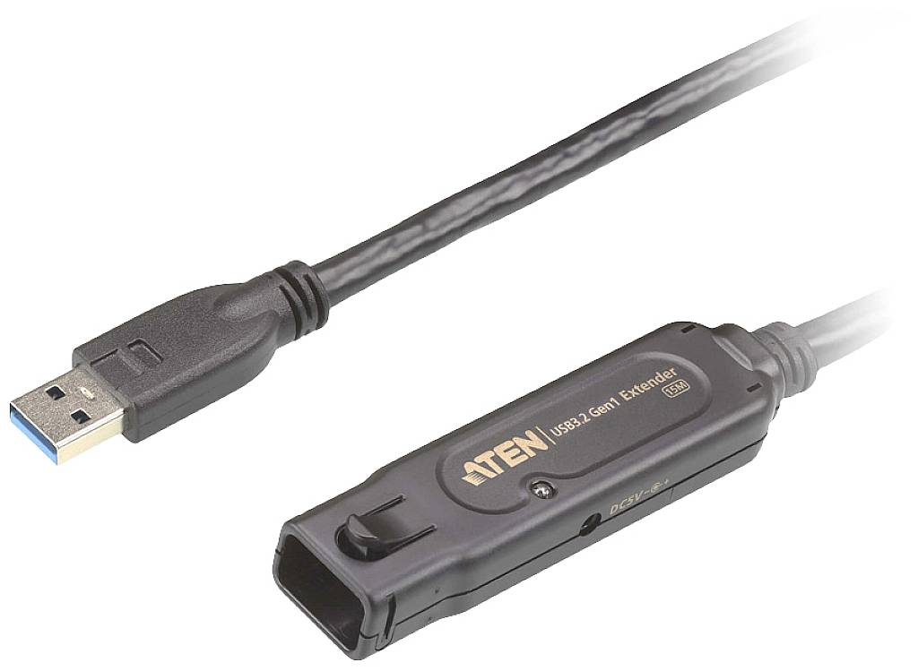 'Kabel USB z wtyczką USB 3.0 po lewej stronie i przedłużaczem USB po prawej stronie do dłuższych transferów danych.'