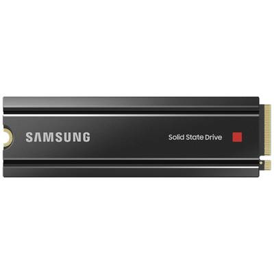 Czarny dysk SSD Samsung o charakterystycznym prostokątnym kształcie, z logo Samsung po lewej stronie i napisem 'Solid State Drive' po prawej stronie.