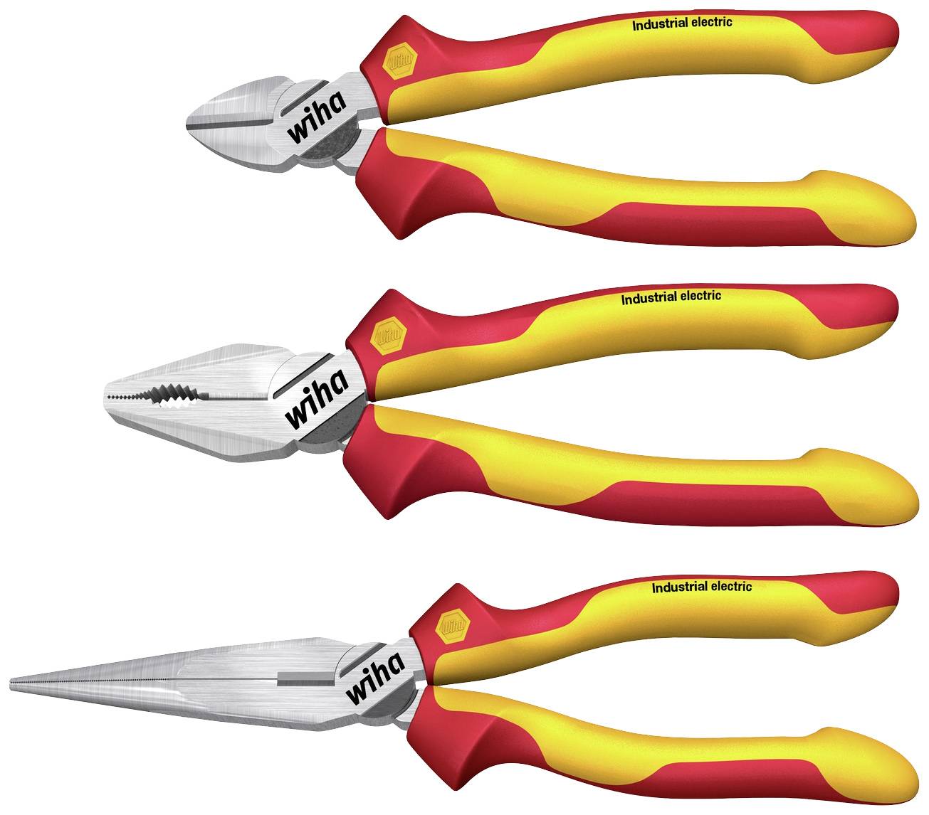 Набір плоскогубців Wiha 38637, 3 предм.