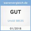 Ocena 'GUT' (dobra) dla 'Unold 58535' od warenvergleich.de, z dnia 01/2018.