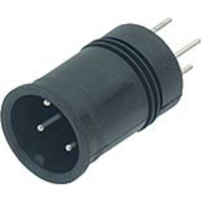 Czarny adapter wtykowy z trzema metalowymi stykami, odpowiedni do podłączenia elektrycznego w różnych krajach.
