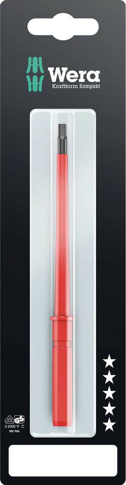 Викрутка зі змінними насадками Wera KK 64 та внутрішній шестигранник 4 мм 05004422001