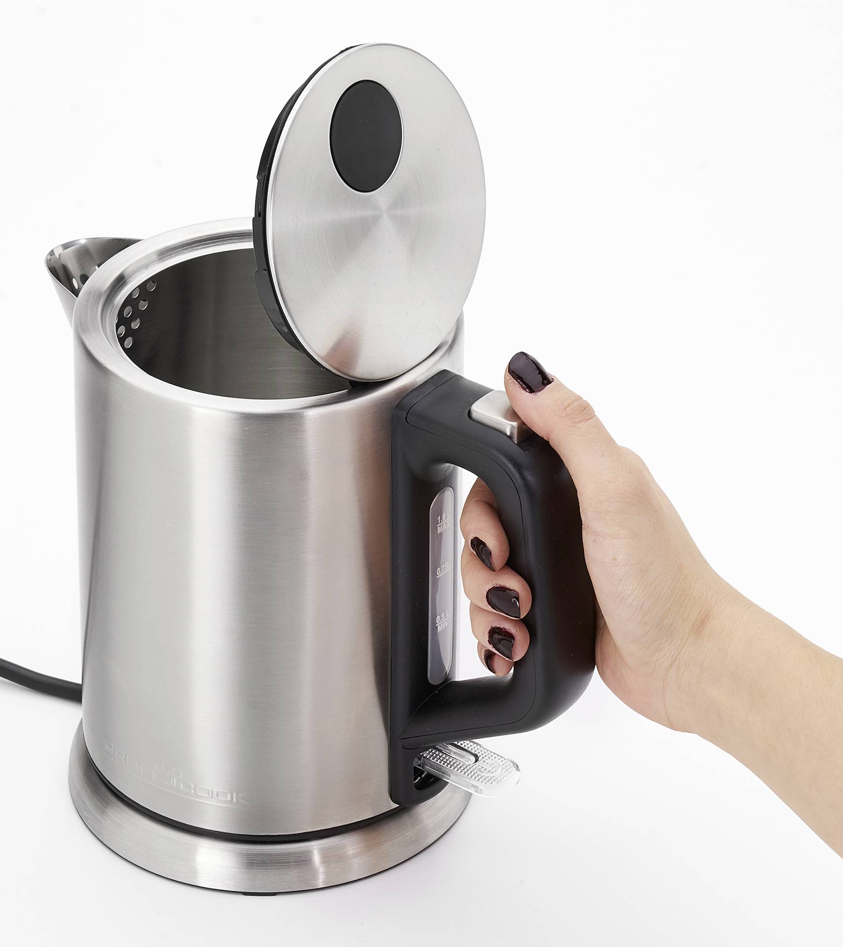 Чайник Profi Cook PC-WKS 1106 із захистом від перегріву, нержавіюча сталь, місткість: 1 л