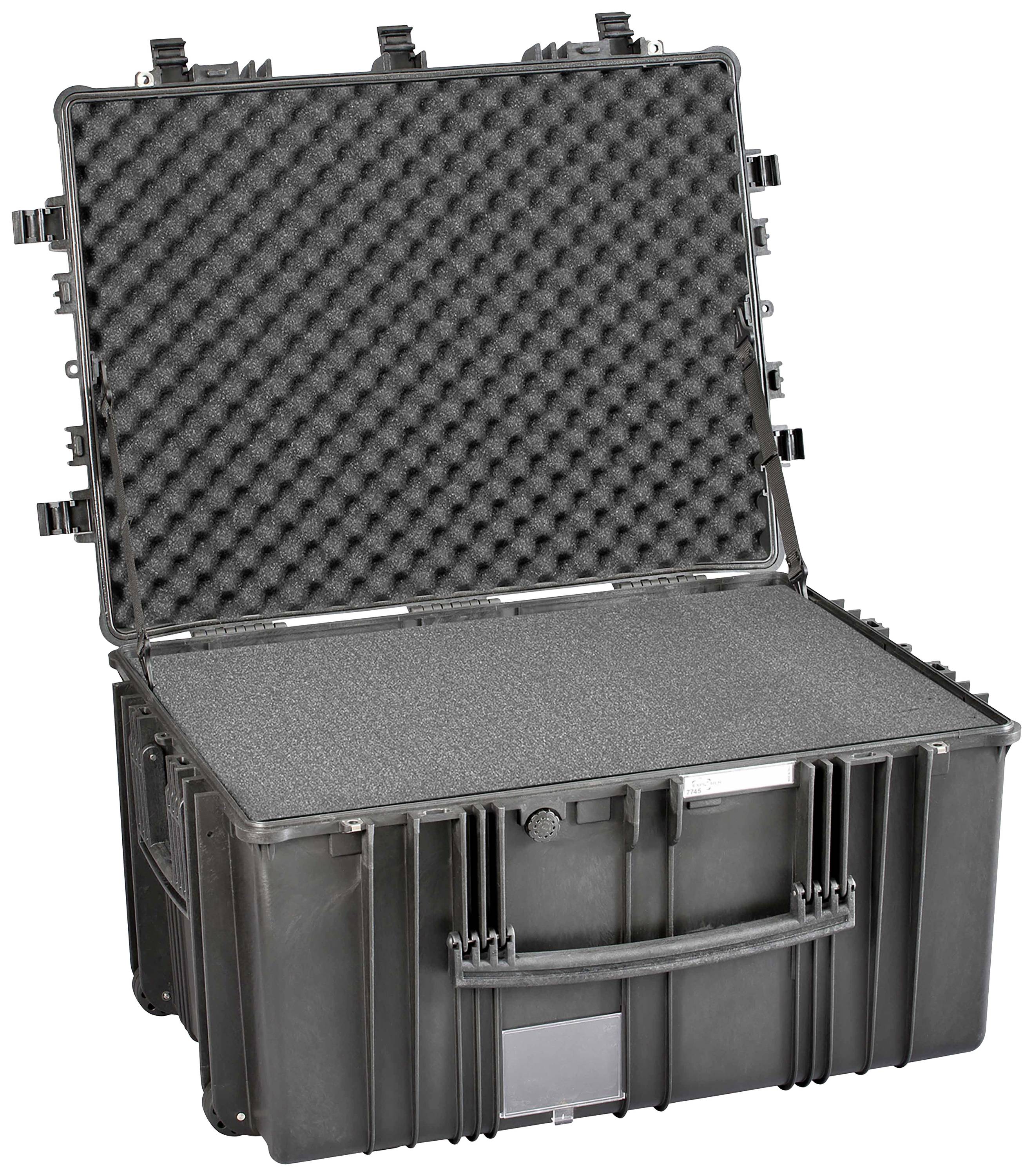 Туристична валіза Explorer Cases 7745.B, 200 л, (Д x Ш x В) 836 x 641 x 489 мм, чорна