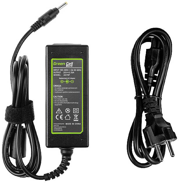 Zasilacz do laptopa Green Cell AD76P 45 W 2.25 A