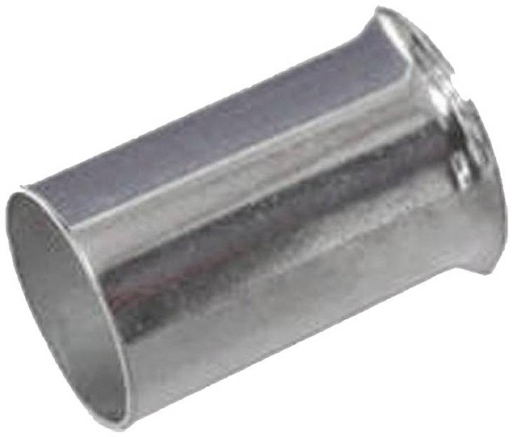 Metalowy cylinder, lekko zakrzywiony, o błyszczącej powierzchni.