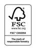 Logo FSC z symbolem drzewa. Tekst: 'FSC', 'www.fsc.org', 'FSC C002094'. Napis: 'Znak odpowiedzialnej gospodarki leśnej'.