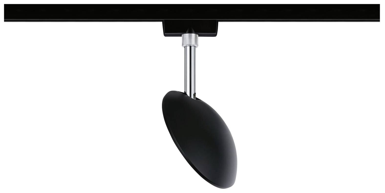 Głośnik kulowy wisi na uchwycie sufitowym, idealnie nadający się do nowoczesnych urządzeń audio we wnętrzach.