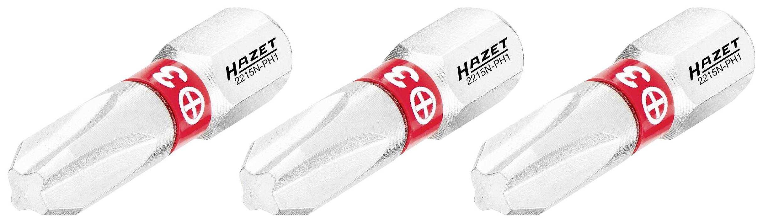Хрестова насадка 3 Hazet 2215N-PH3/3 2215N-PH3/3 C 6.3 1 шт.