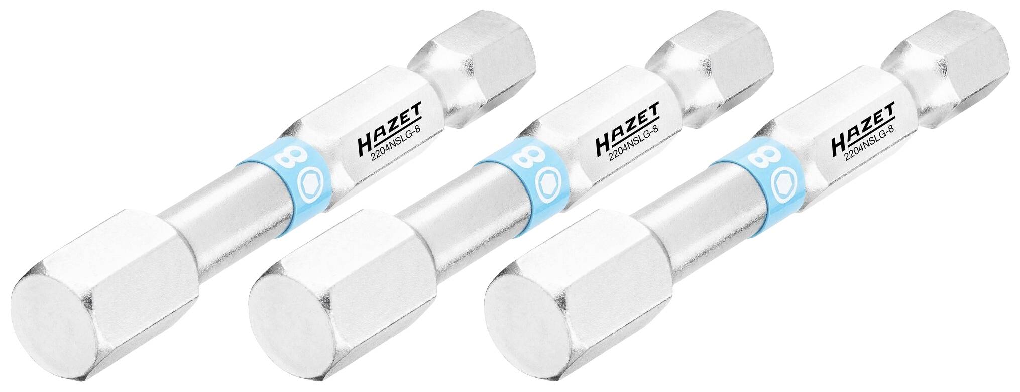 Шестигранна біта Hazet 2204NSLG-8/3 2204NSLG-8/3 8 мм C 6.3 1 шт.