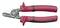 Czerwone szczypce do cięcia kabli z ergonomicznym uchwytem i ostrą głowicą tnącą. Idealne do cięcia grubych przewodów i kabli.