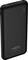 Czarna powerbank z dwoma złączami USB i czterema wskaźnikami LED. Nazwa marki i numer modelu są widoczne na przedniej stronie.